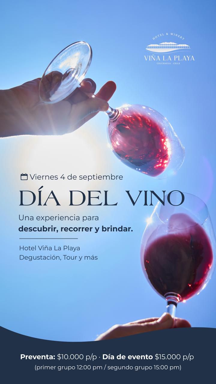 Día del Vino — Viernes 4 de septiembre en Hotel Viña La Playa