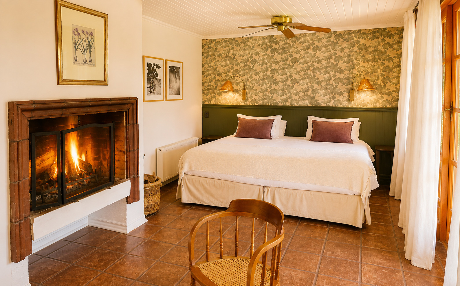 Habitación Ejecutiva King con salida al jardín
