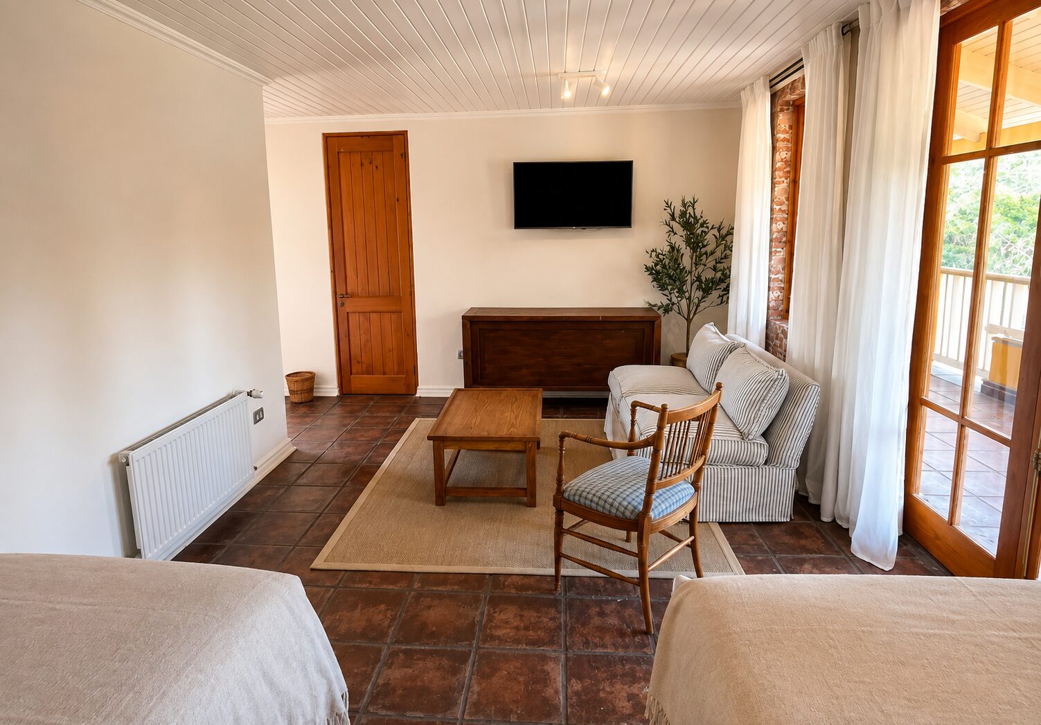 Habitación Premium con terraza y vista al jardín