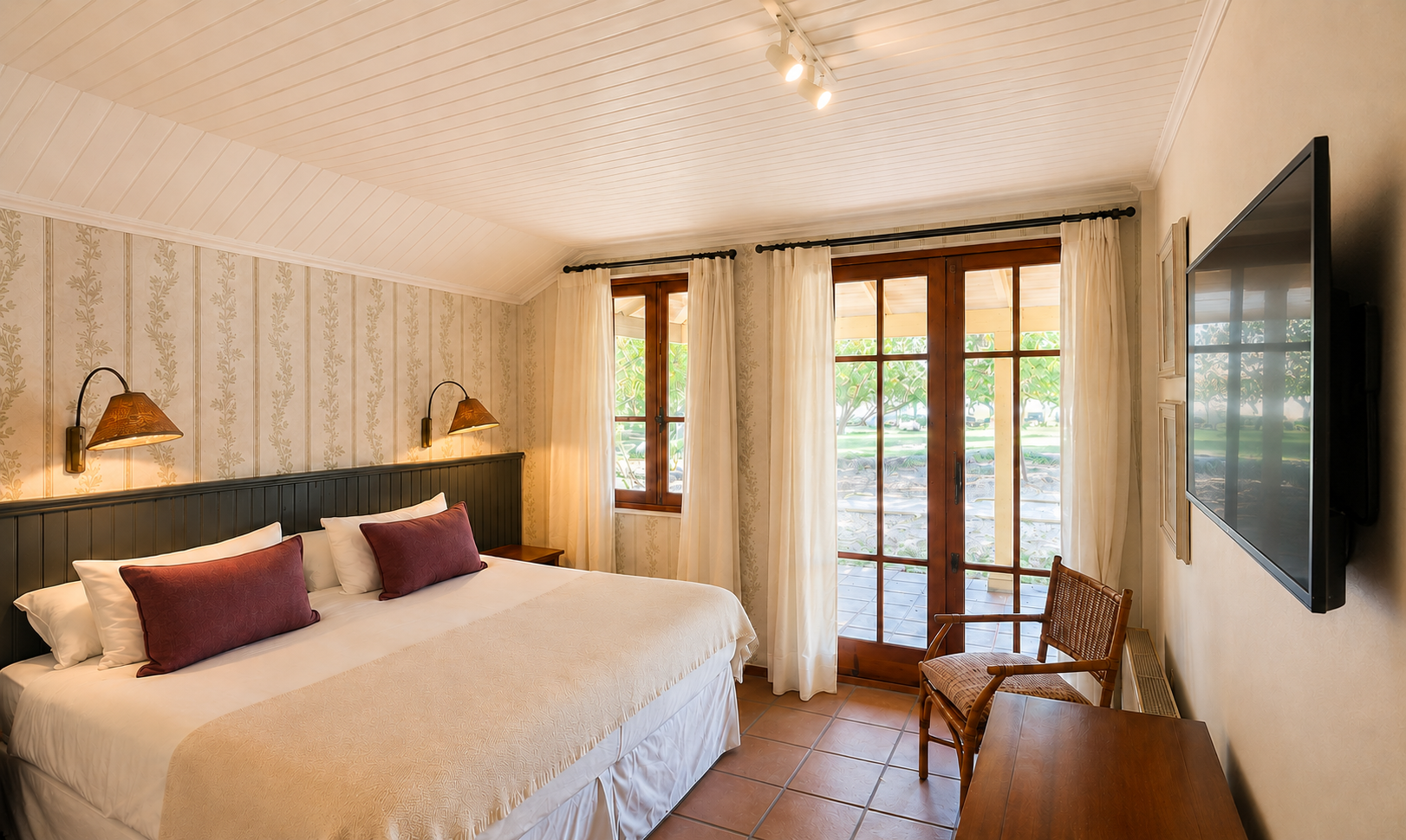 Habitación Ejecutiva con terraza y salida al jardín