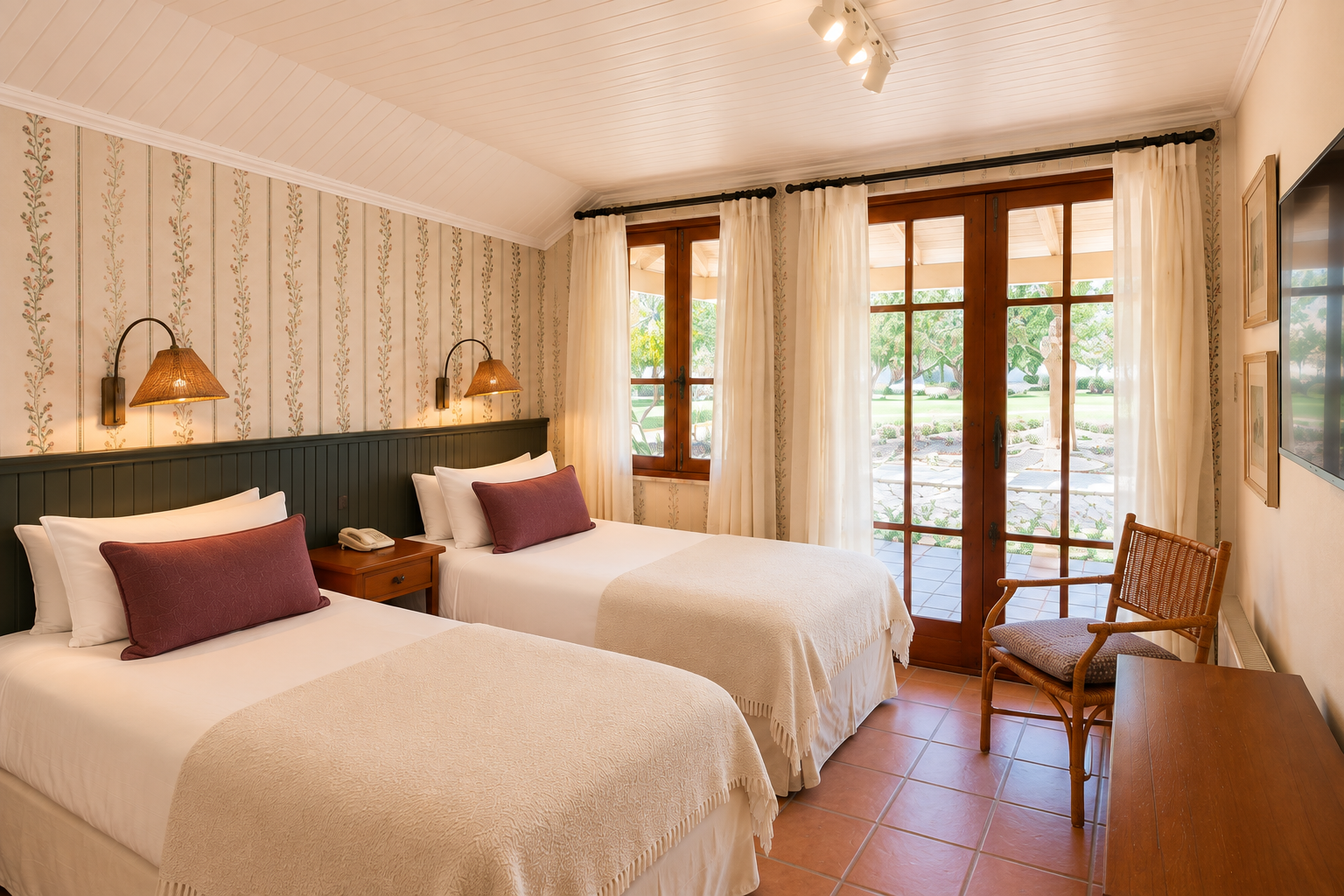 Habitación Ejecutiva con terraza y salida al jardín