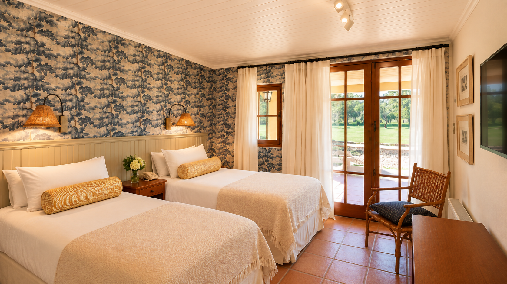 Habitación Ejecutiva con terraza y salida al jardín