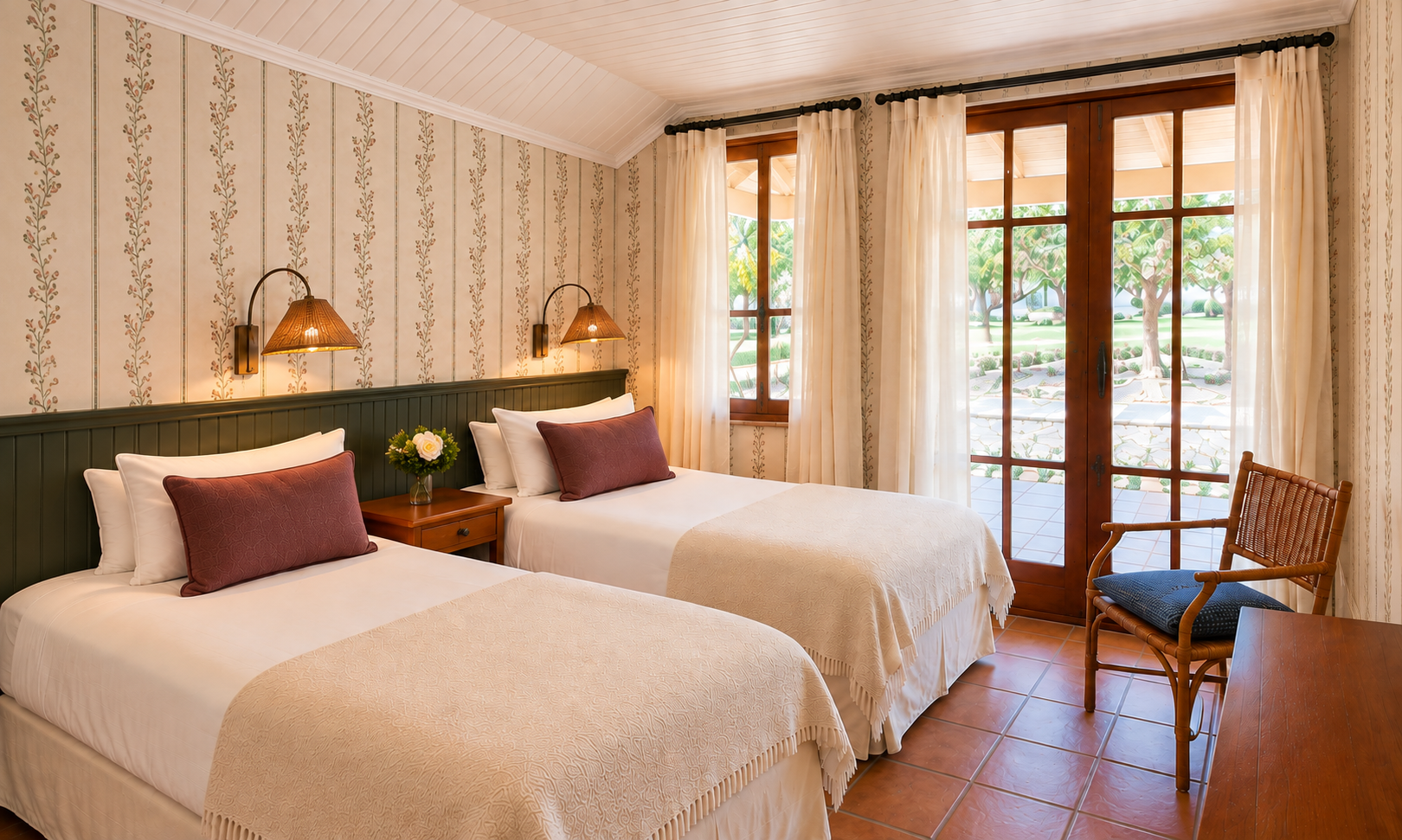 Habitación Ejecutiva con terraza y salida al jardín